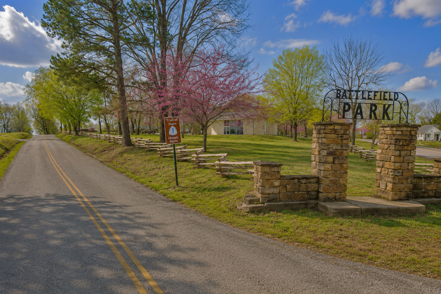 Battlefield Loop route scenery.