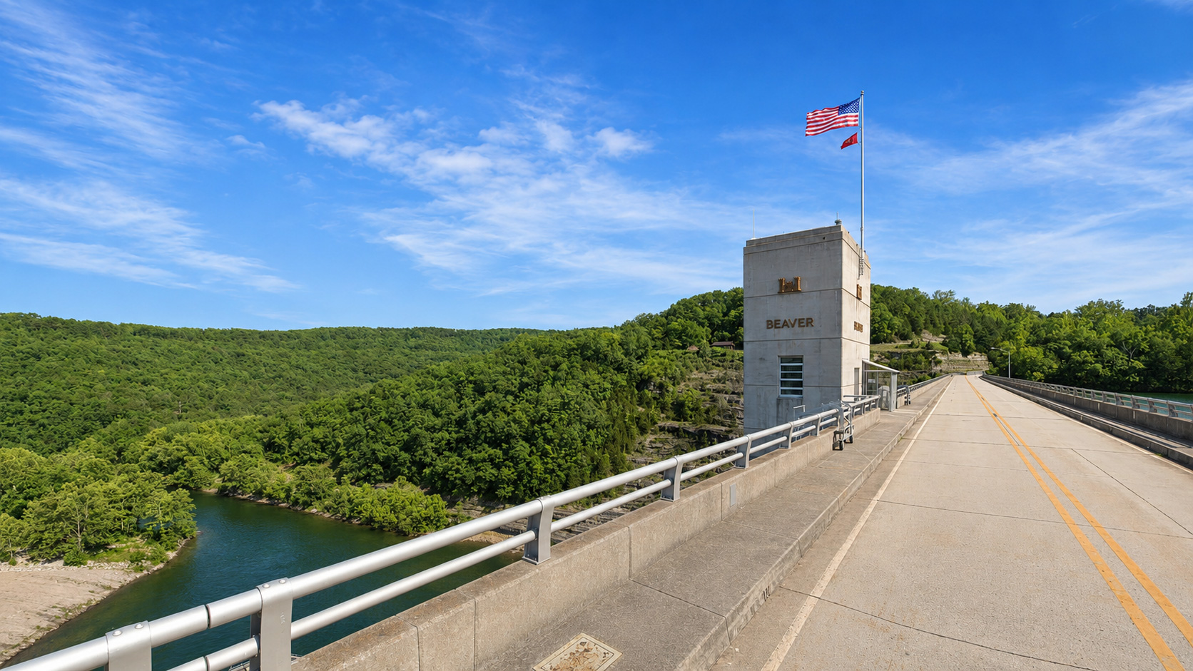 Eureka Springs route scenery.
