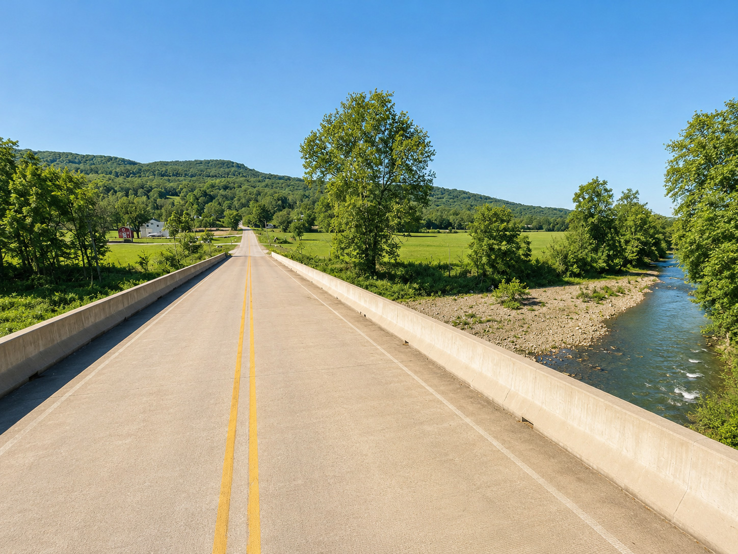 Green Bridge route scenery.