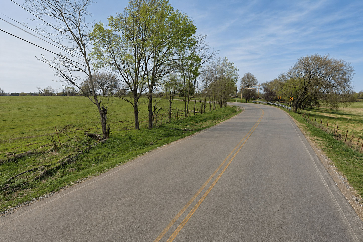 Prairie Grove route scenery.