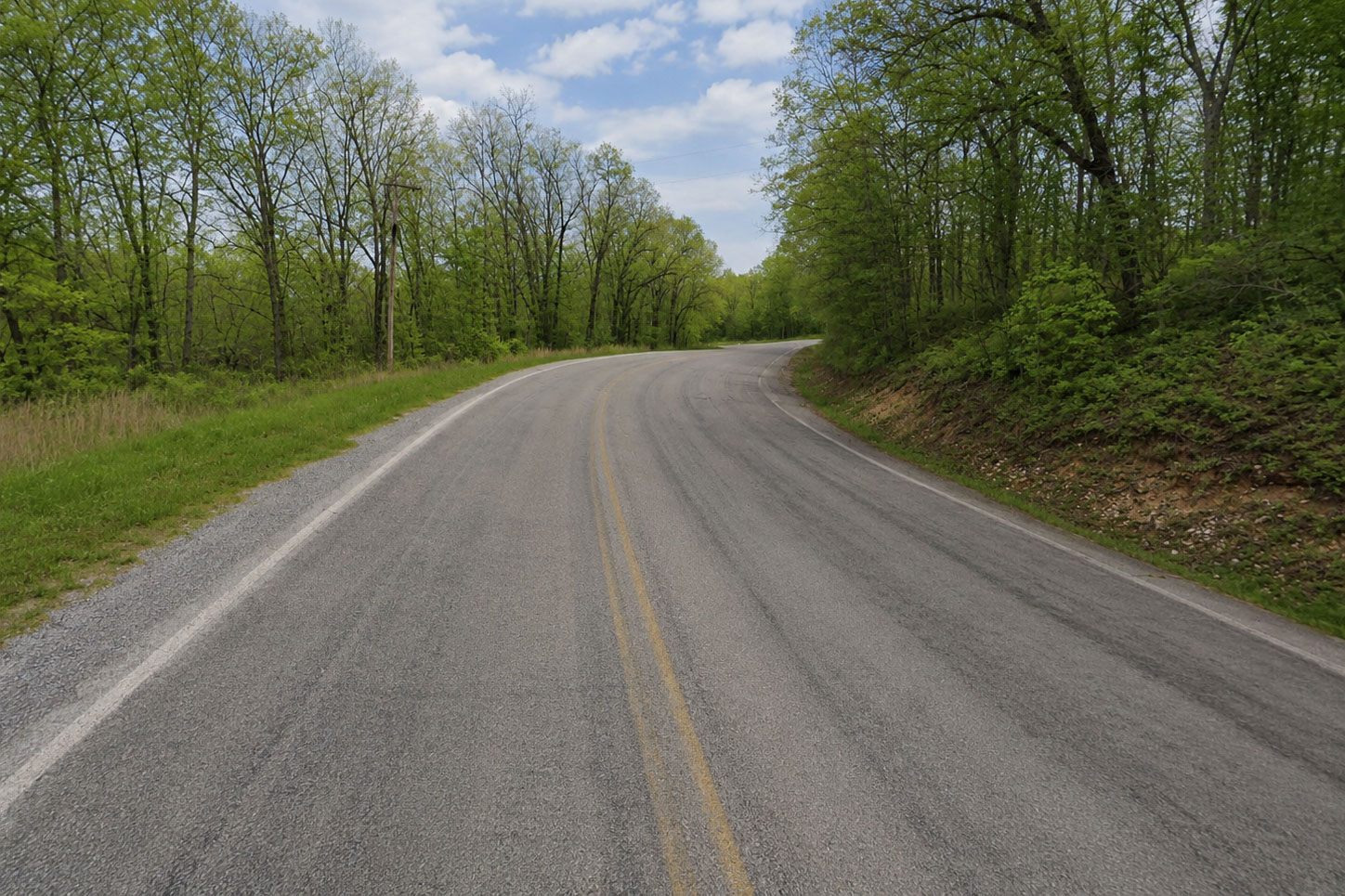 Siloam Springs route scenery.